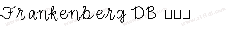 Frankenberg DB字体转换